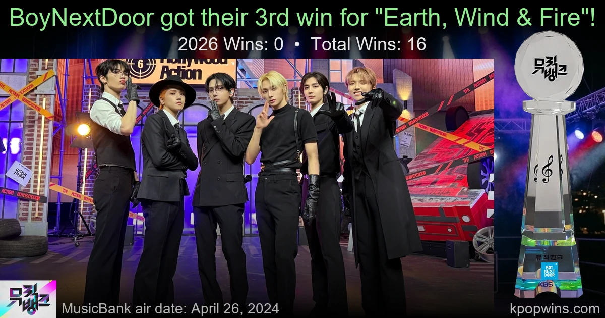 BoyNextDoor - Earth, Wind & Fire